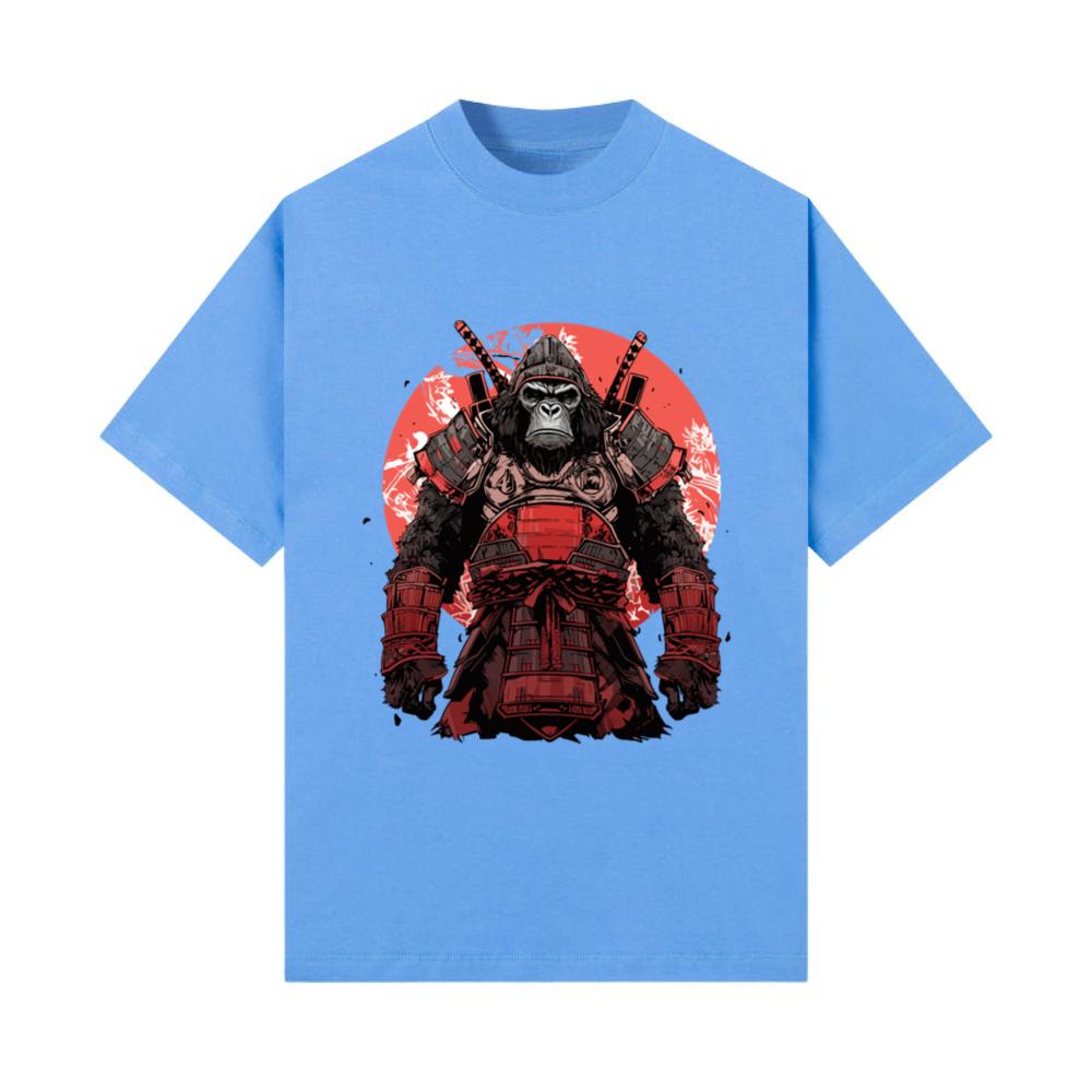 Samurai Gorilla Anime Warrior Animal T-Shirt