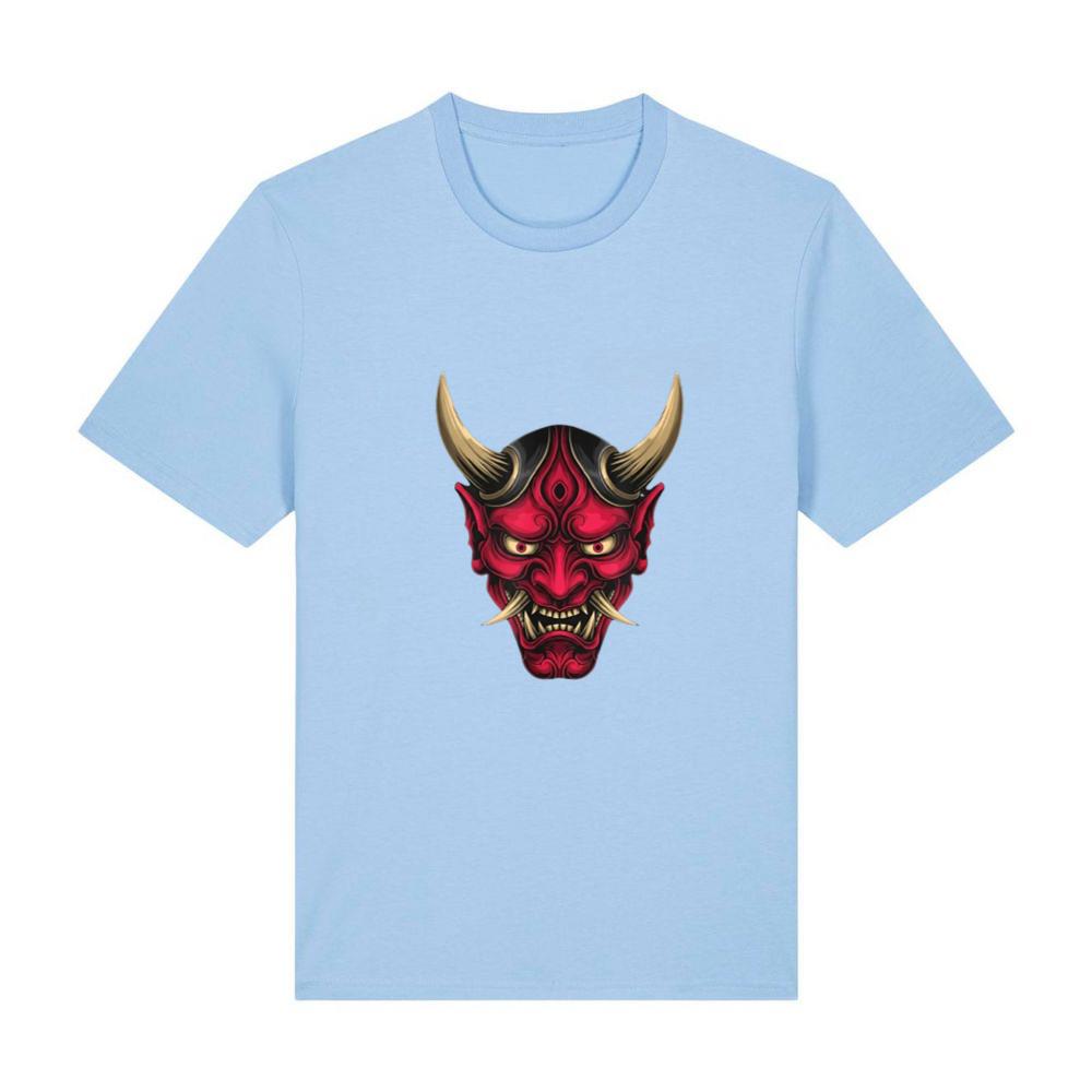 Samurai Japanese Demon Mask Edge Cyber Runners Punk t shirt T-Shirt