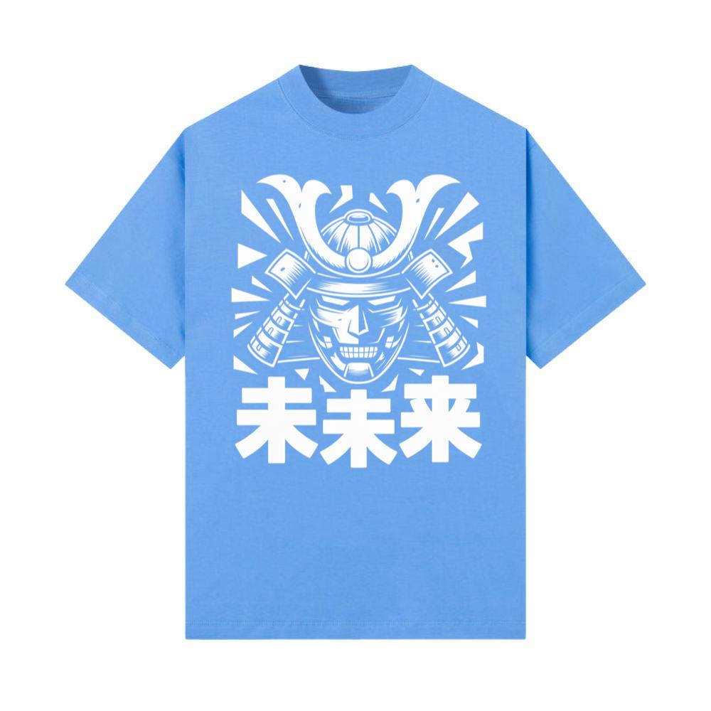 Samurai Skull with Katana Swords and Japanese Kanji Design TShirt thebeautybargecom