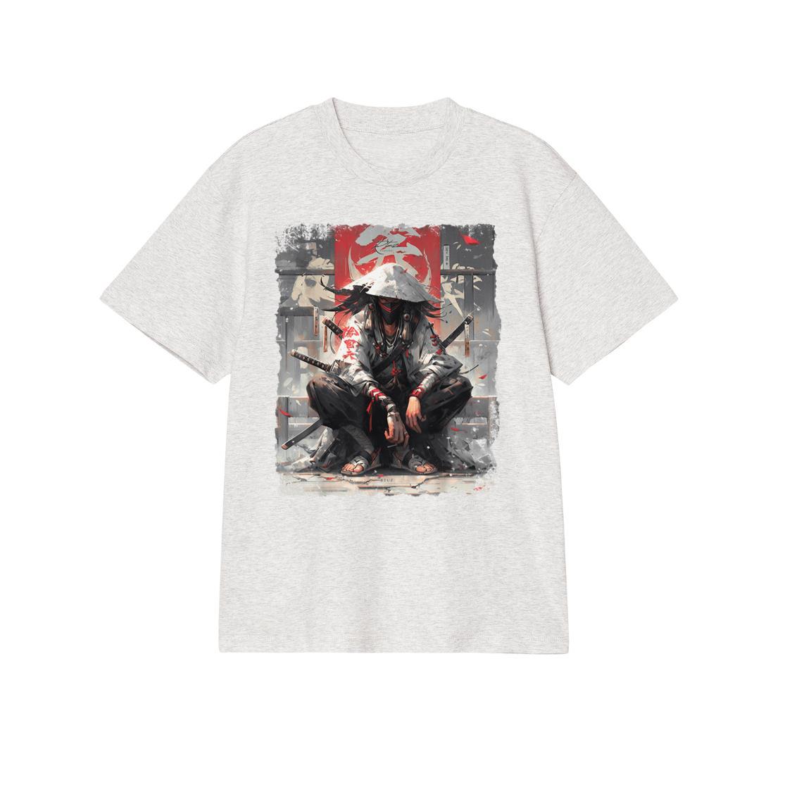 Samurai Sword Katana Ninja Japan Manga Anime Streetwear T-Shirt