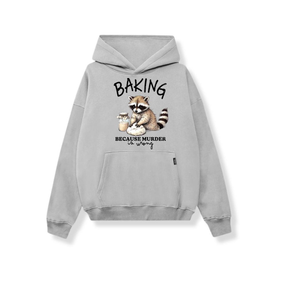 Sarcastic Funny Animal Baking Hoodie