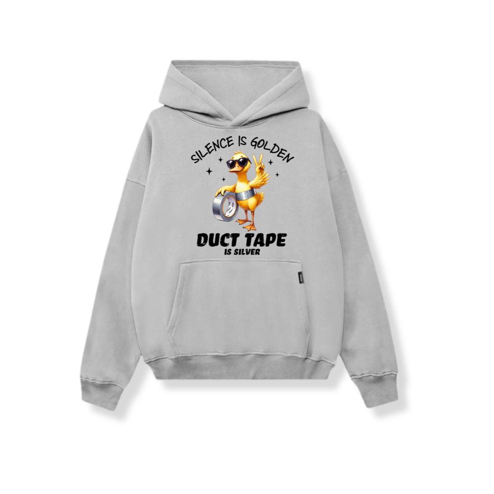 Sarcastic Funny Animal Silence is golden Hoodie