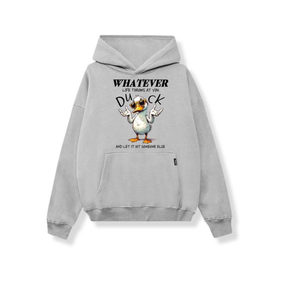 Sarcastic Funny Animal Whatever Life Throws At Hoodie