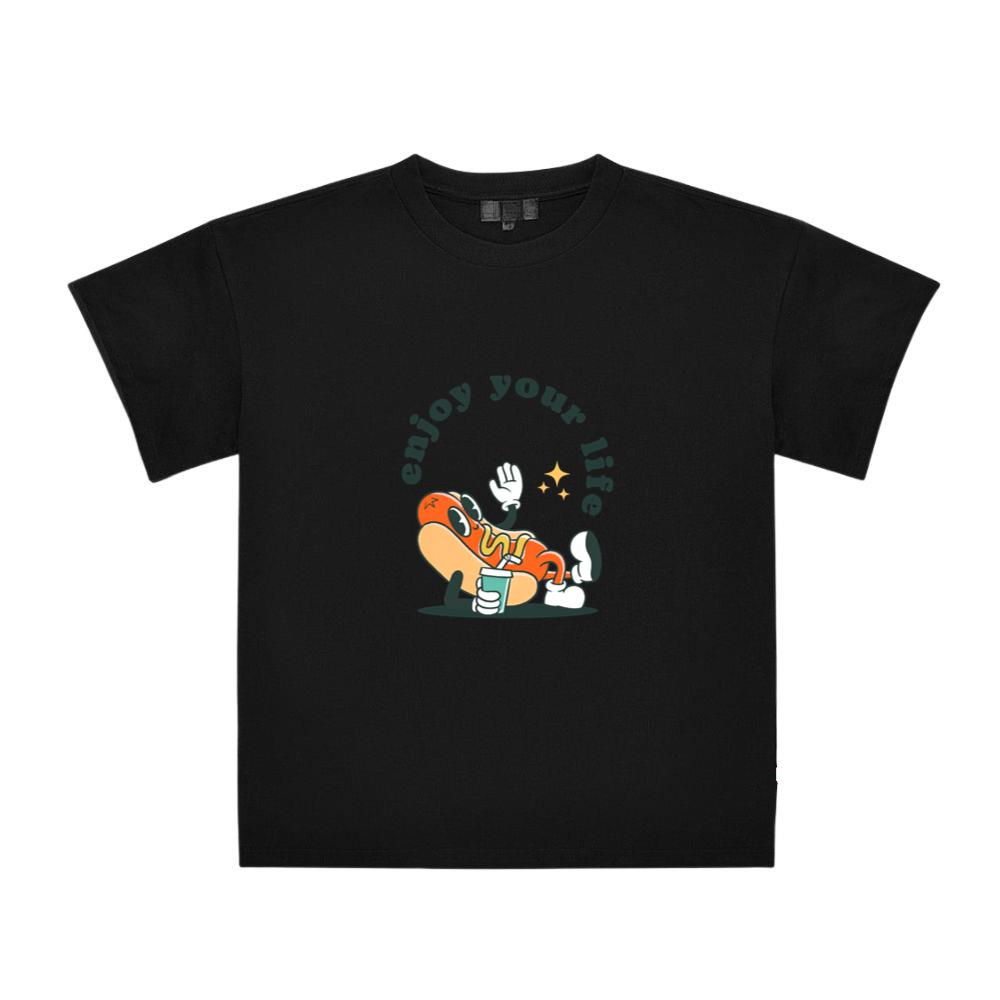 Sausage Enjoys Life Cute Top Unisex T-Shirts