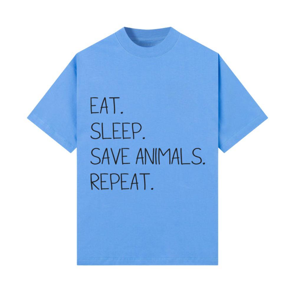 Save Animals Repeat T-Shirt