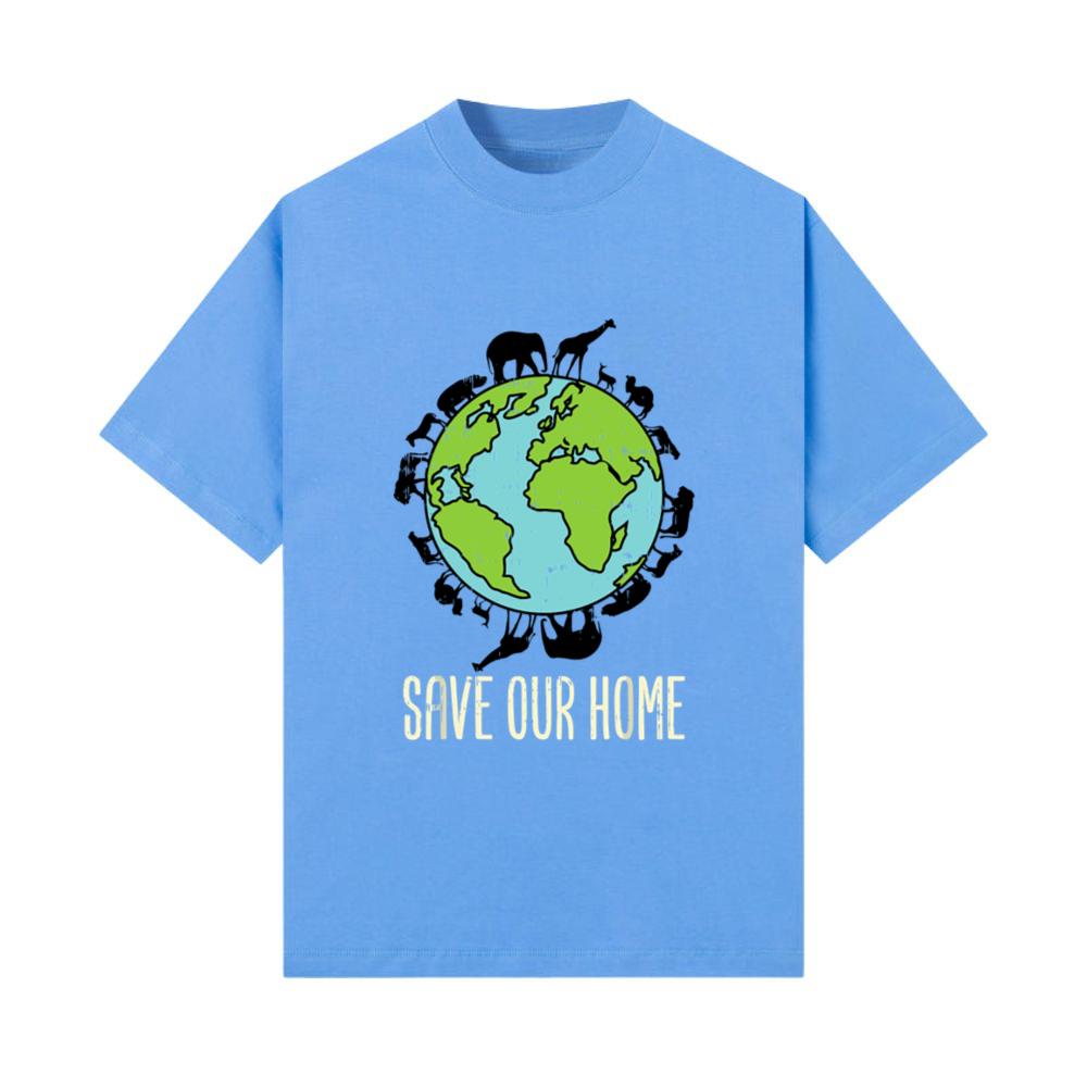 Save Our Home Animals Wildlife Conservation Earth T-Shirt