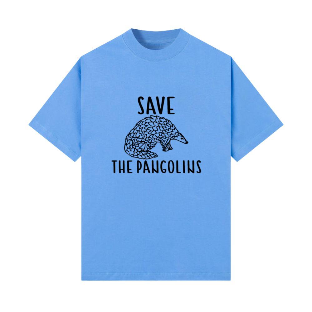 Save The Pangolins Pun Endangered Animal Pangolin T-Shirt