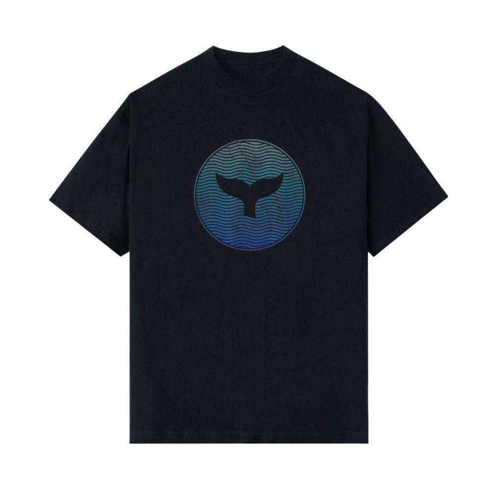 Save The Whales Sea Animal Killer Whale Tail Ocean Orca Wave T-Shirt