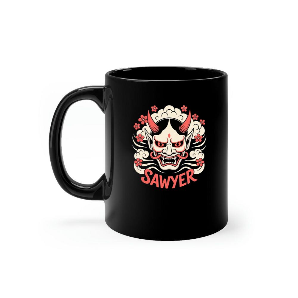 Sawyer Demon Mask Retro Graphic Mug