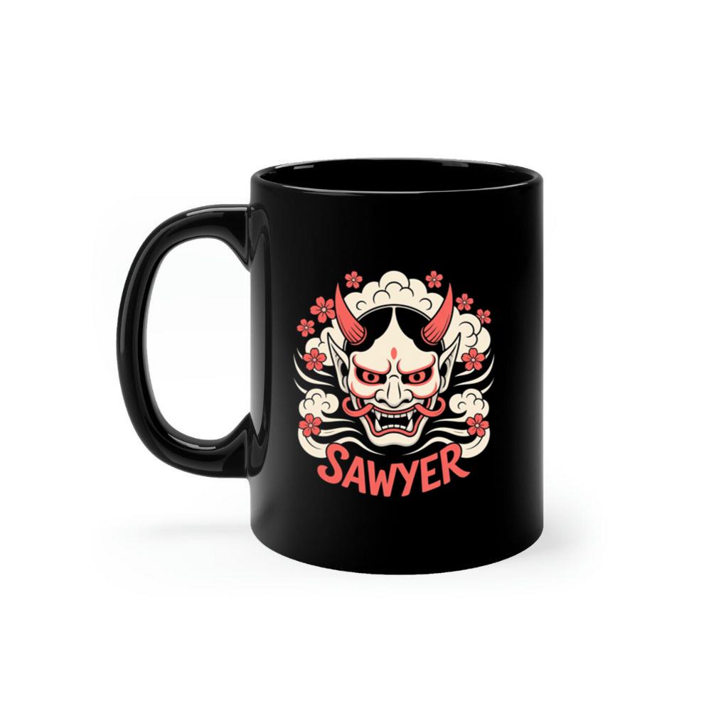 Sawyer Demon Mask Retro Graphic Mug
