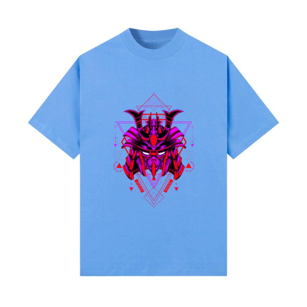 Sci-fi Fantasy anime t-shirt design (samurai mask)_1 T-Shirt