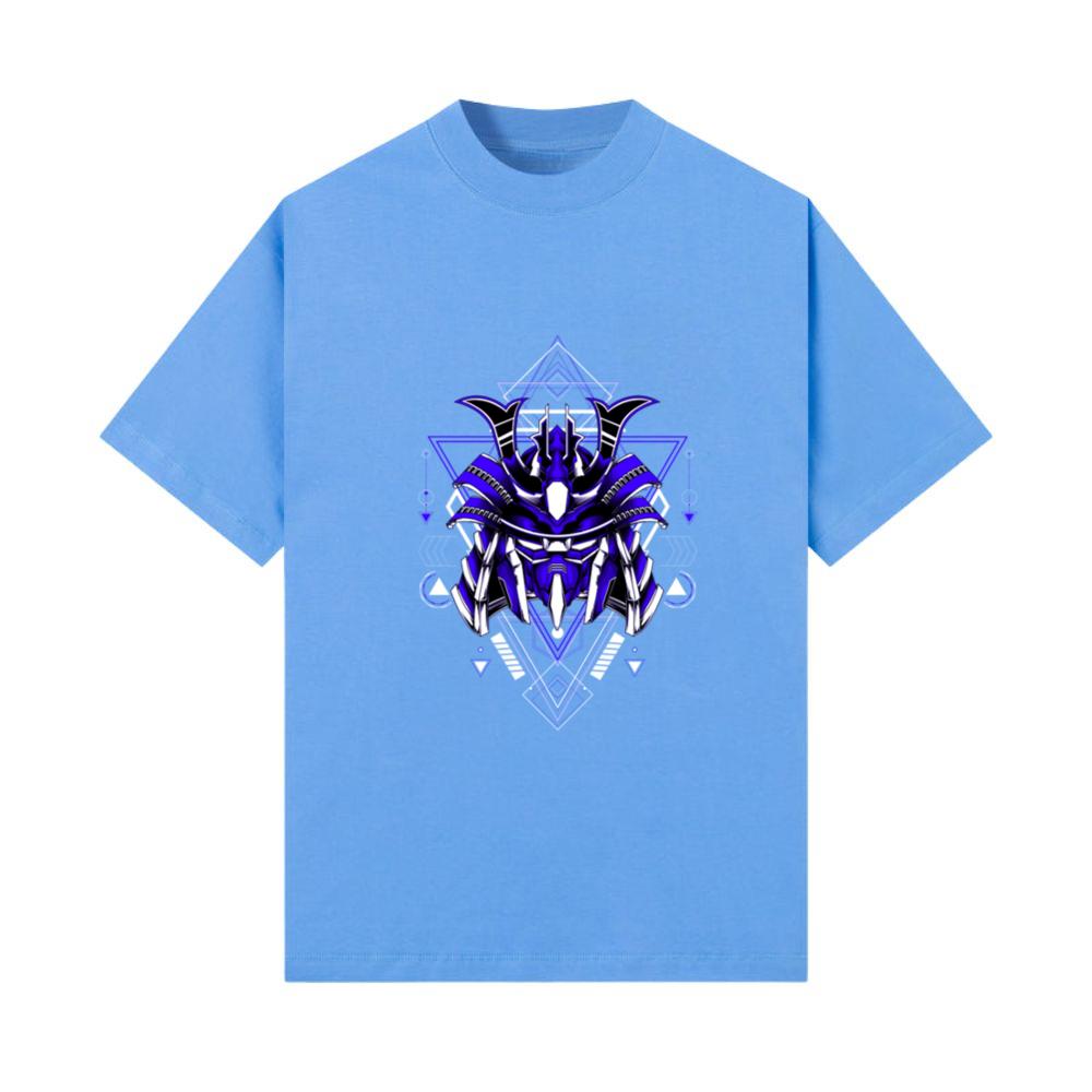 Sci-fi Fantasy anime t-shirt design (samurai mask)_3 T-Shirt