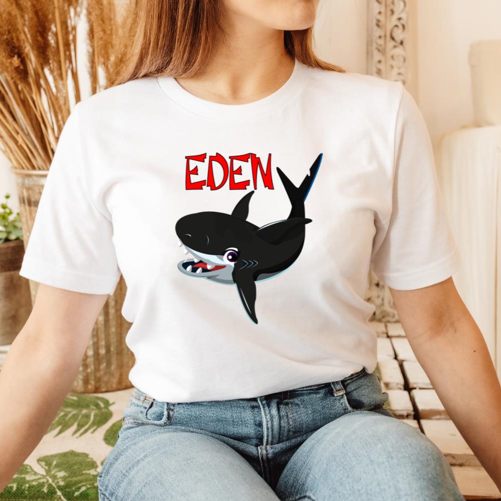 Sea Animal Shark Cartoon Design Ocean Lover T-Shirt