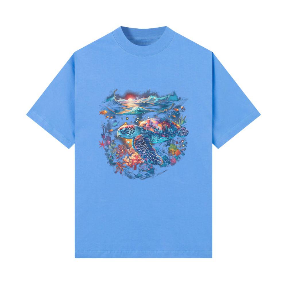 Sea Turtle Beach Lover Ocean Animal Graphic T-Shirt