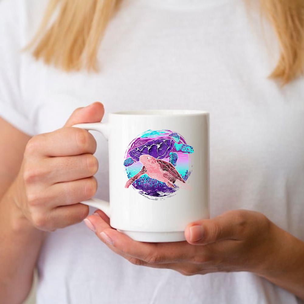 Sea Turtle Ocean Animal Watercolor Gift Mug