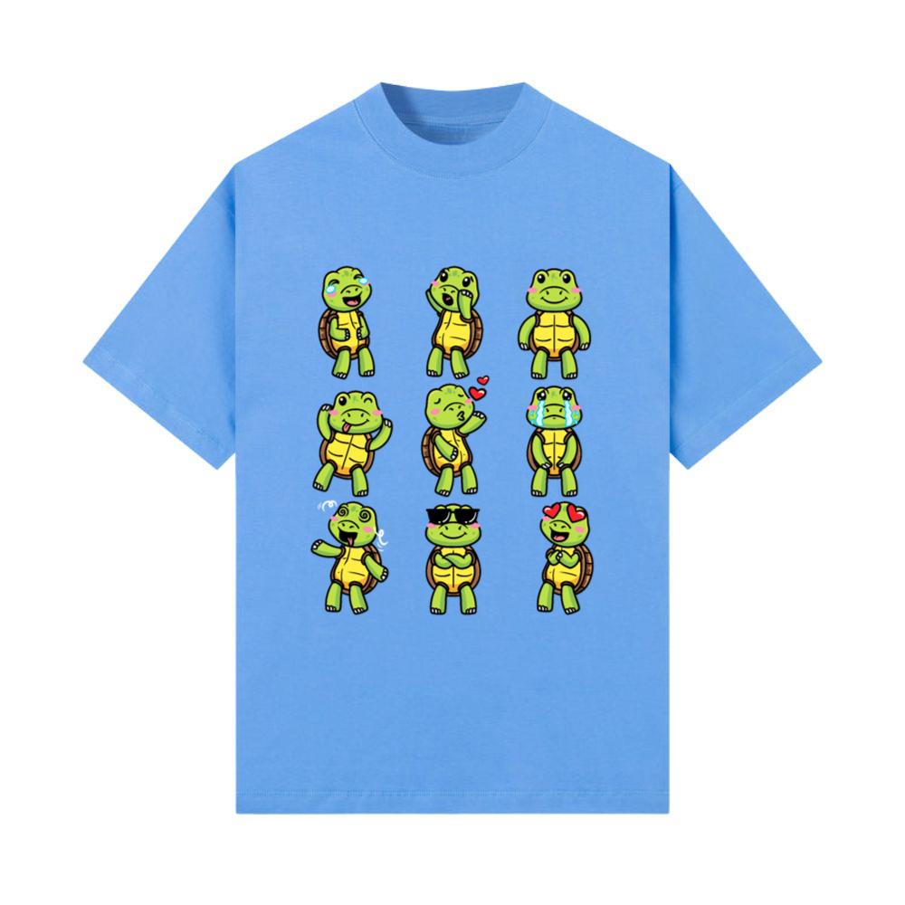 Sea Turtles Emoticon Tortoise Lover Ocean Animal T-Shirt