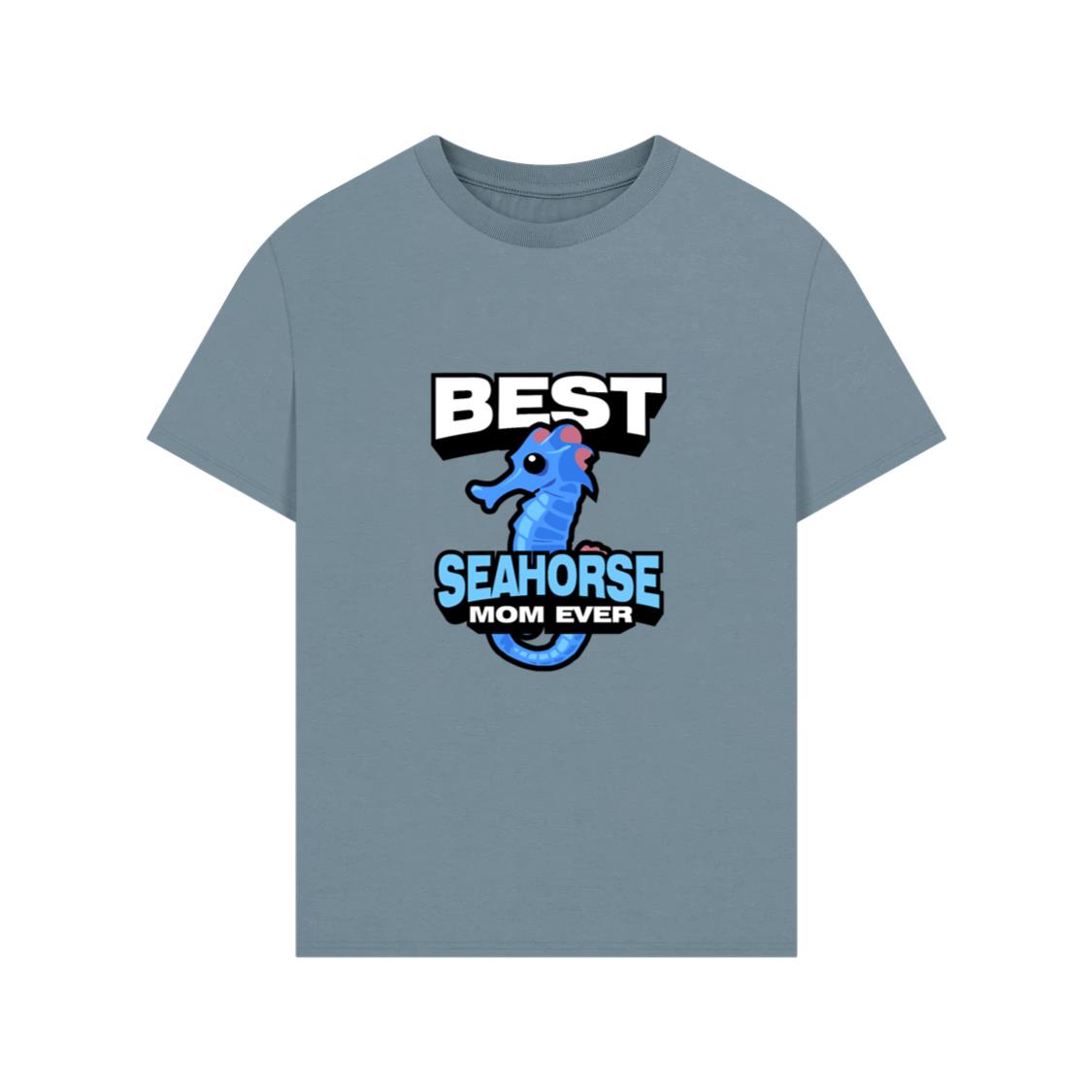 Seahorse Best Mom Ever Ocean Fish Lover Gift TShirts Anhand