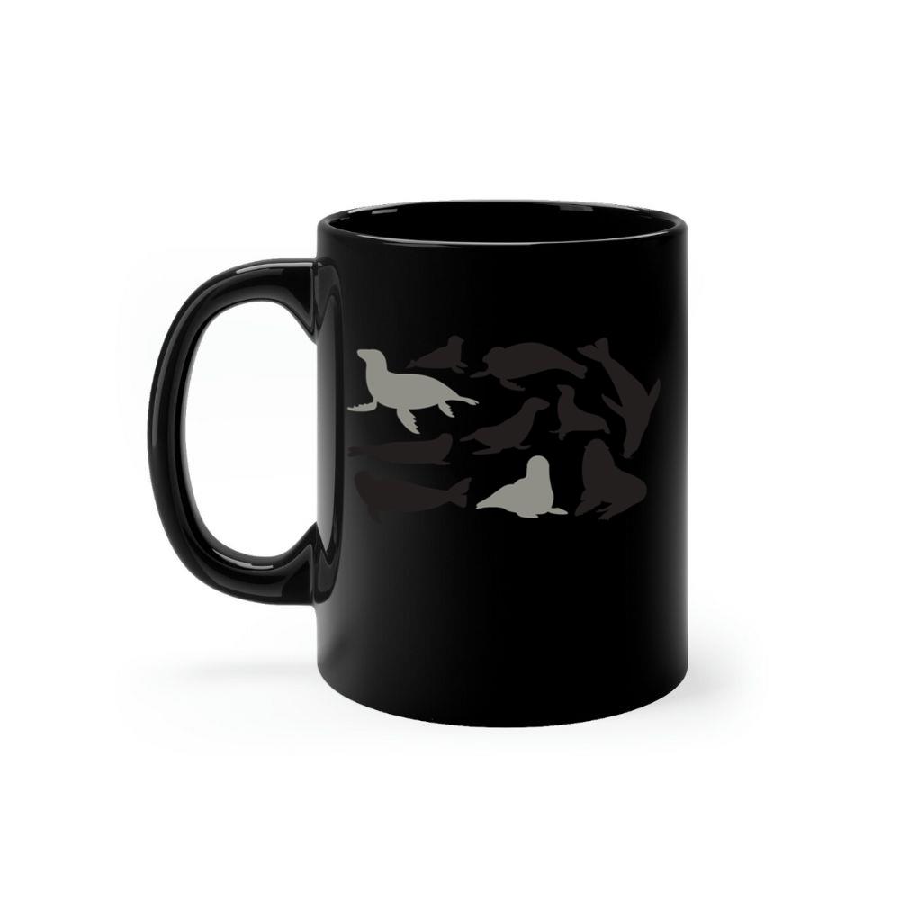 Seal Animal Silhouettes Ocean Wildlife Graphic Mug