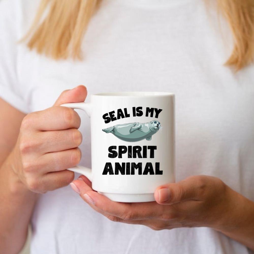 Seal Is My Spirit Animal Ocean Animal Lover Mug