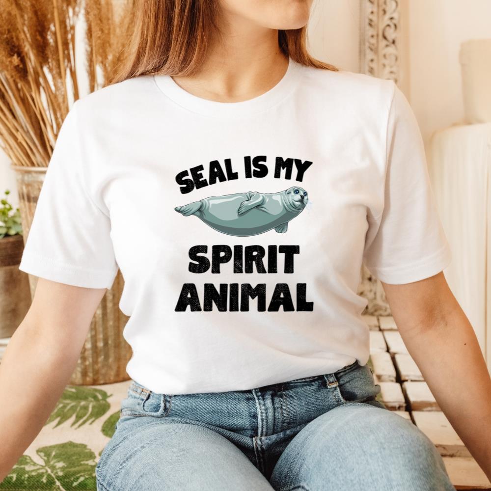 Seal Is My Spirit Animal Ocean Animal Lover T-Shirt