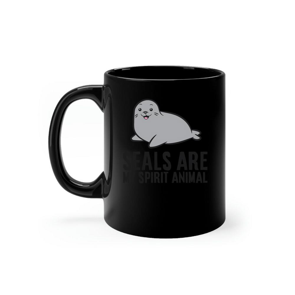 Seals Are My Spirit Animal Cute Seal Design Mug