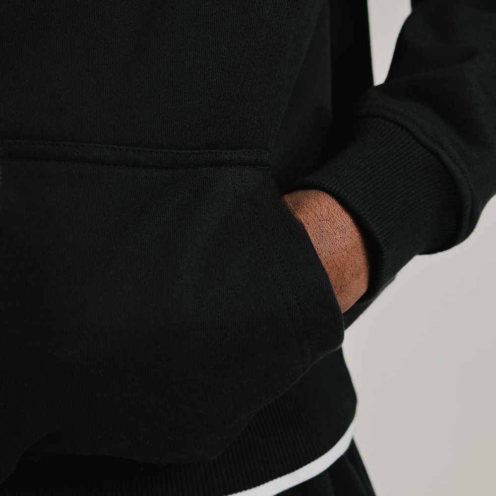 Seek the Positive Retro Flame Text Graphic Hoodie - Image 4