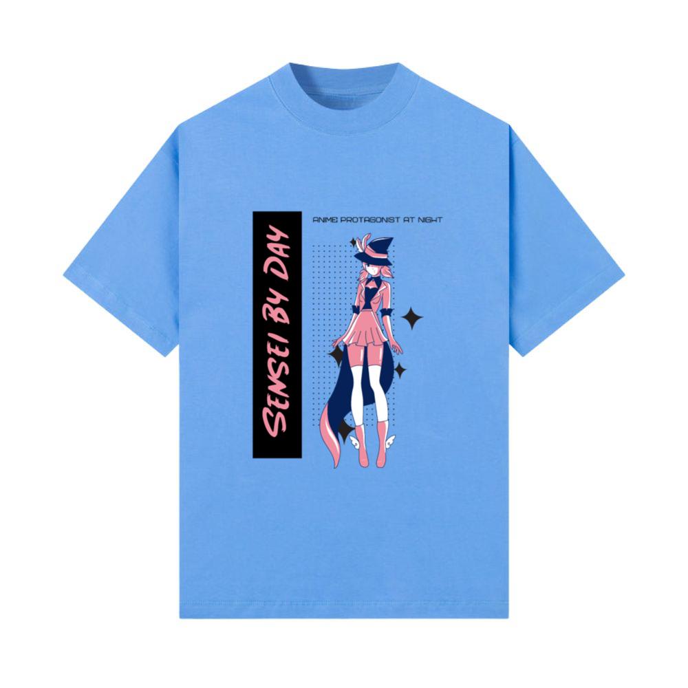 Sensai By Day Anime Protagonist By Night T-Shirt