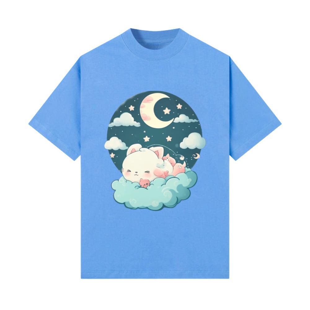 Serenity's Rest_ Sleepy Animal in Dreamland T-Shirt