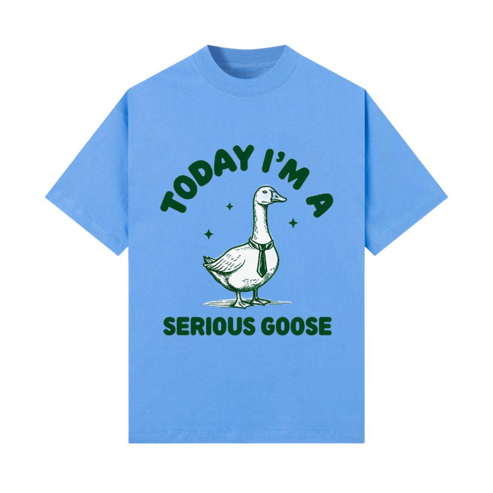 Serious Goose - Funny Animal Puns Tee T-Shirt