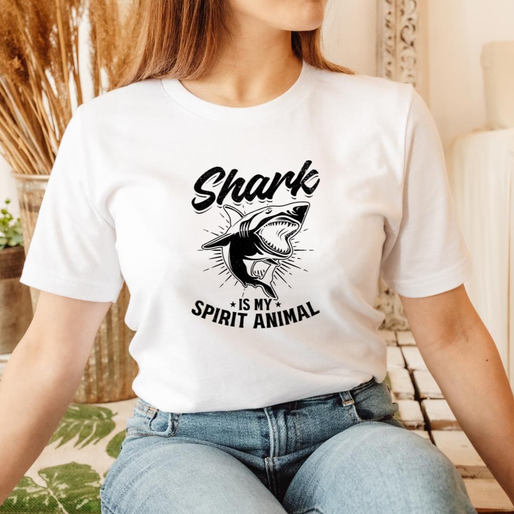 Shark Is My Spirit Animal Great White Ocean Lover T-Shirt