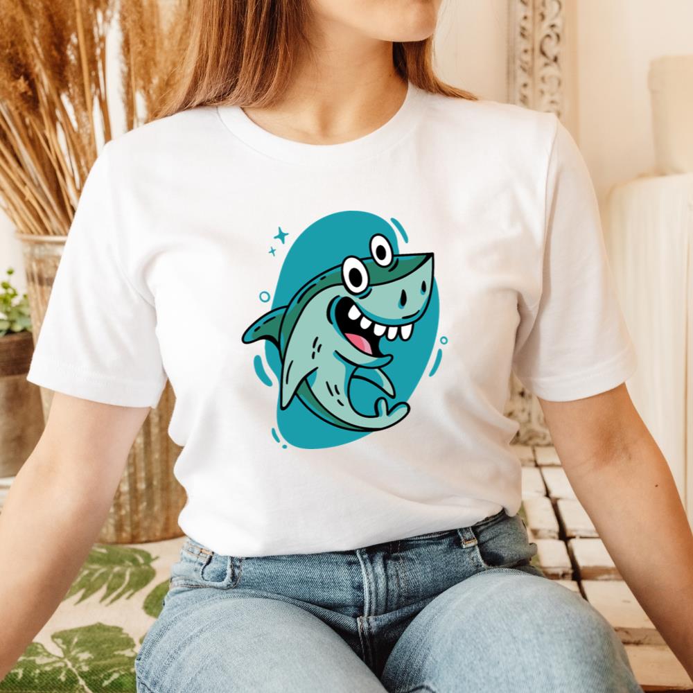 Shark Sea Animal Funny Ocean Lover Design T-Shirt