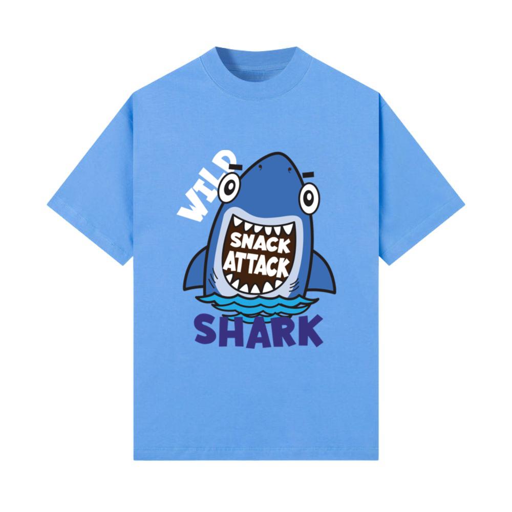 Shark Snack Attack Funny Animals T-Shirt