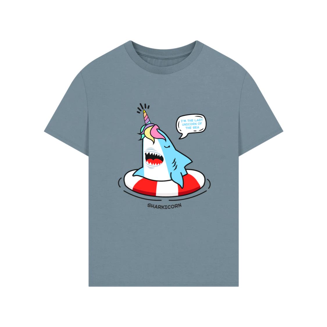 Shark Unicorn of the Sea Funny Ocean Cute Animal TShirts Anhand
