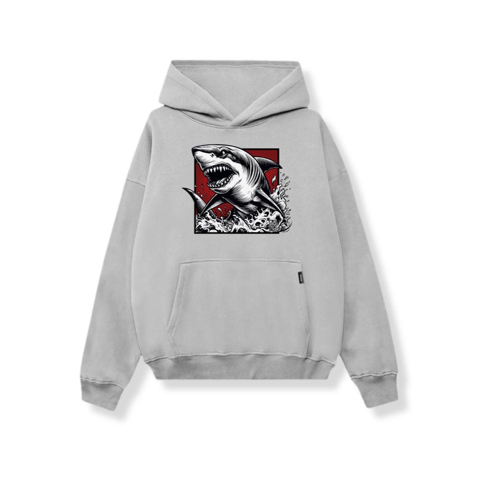 SHARK - WHITE JAWS - WILD FORCE - ANIMALS - 1 Hoodies