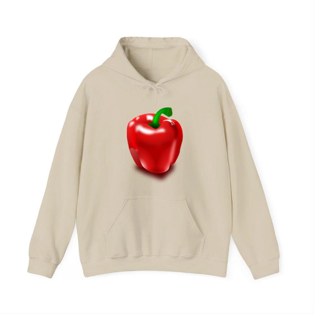 Shiny Red Bell Pepper Hoodies