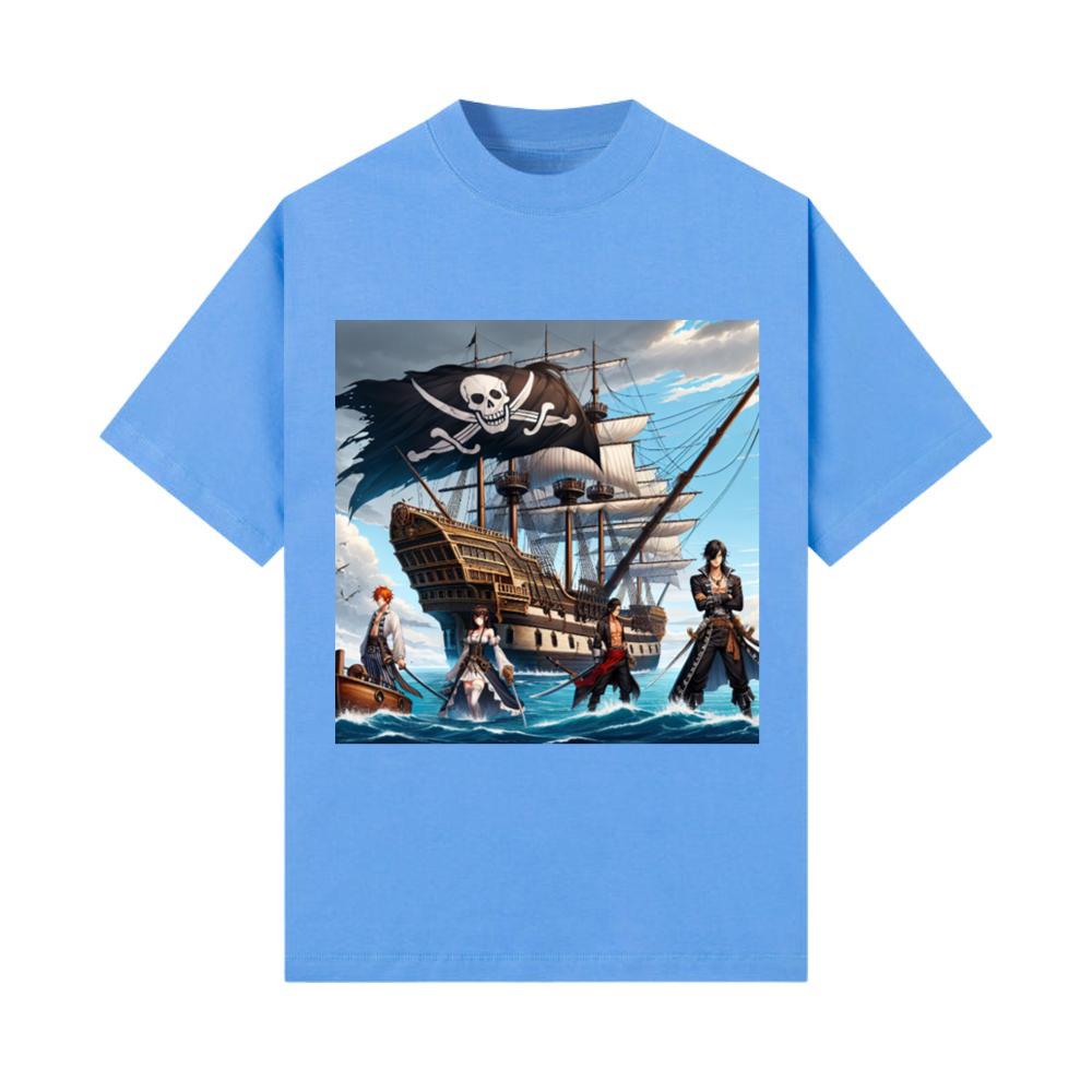 Ship and Pirates Anime T-Shirt
