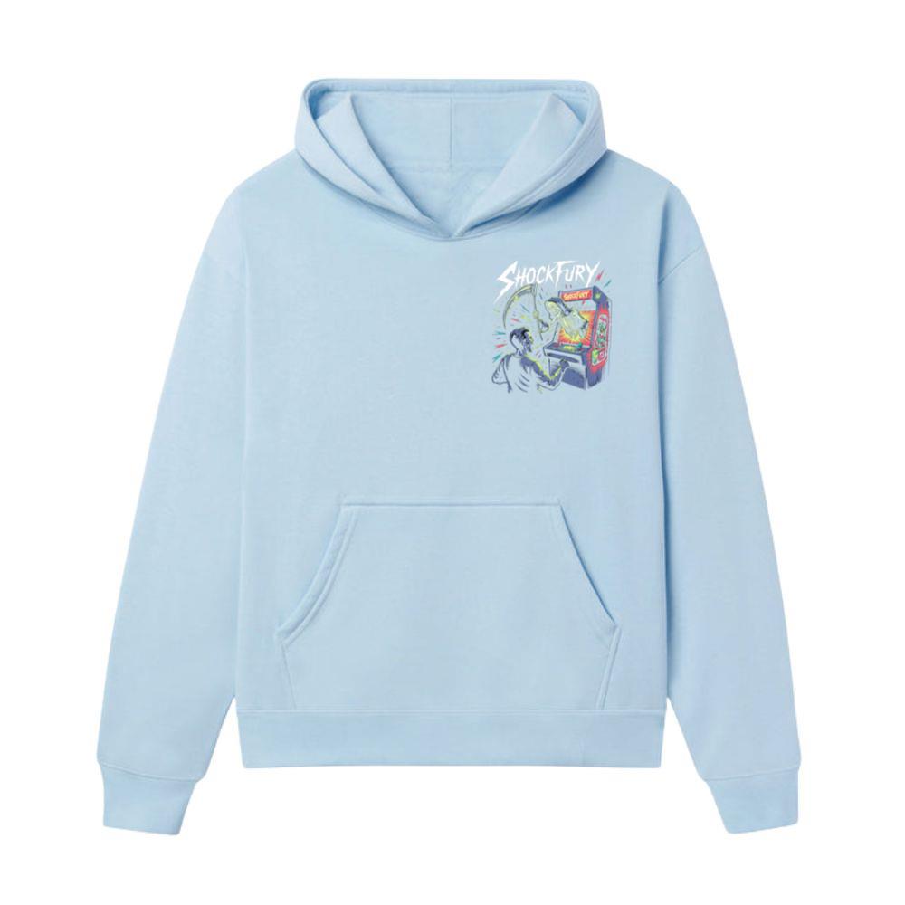 Shocktury Retro Arcade Horror Design Hoodie