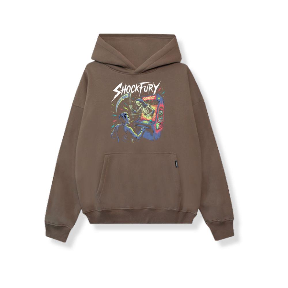Shocktury Retro Arcade Horror Design Hoodie Myheroshop