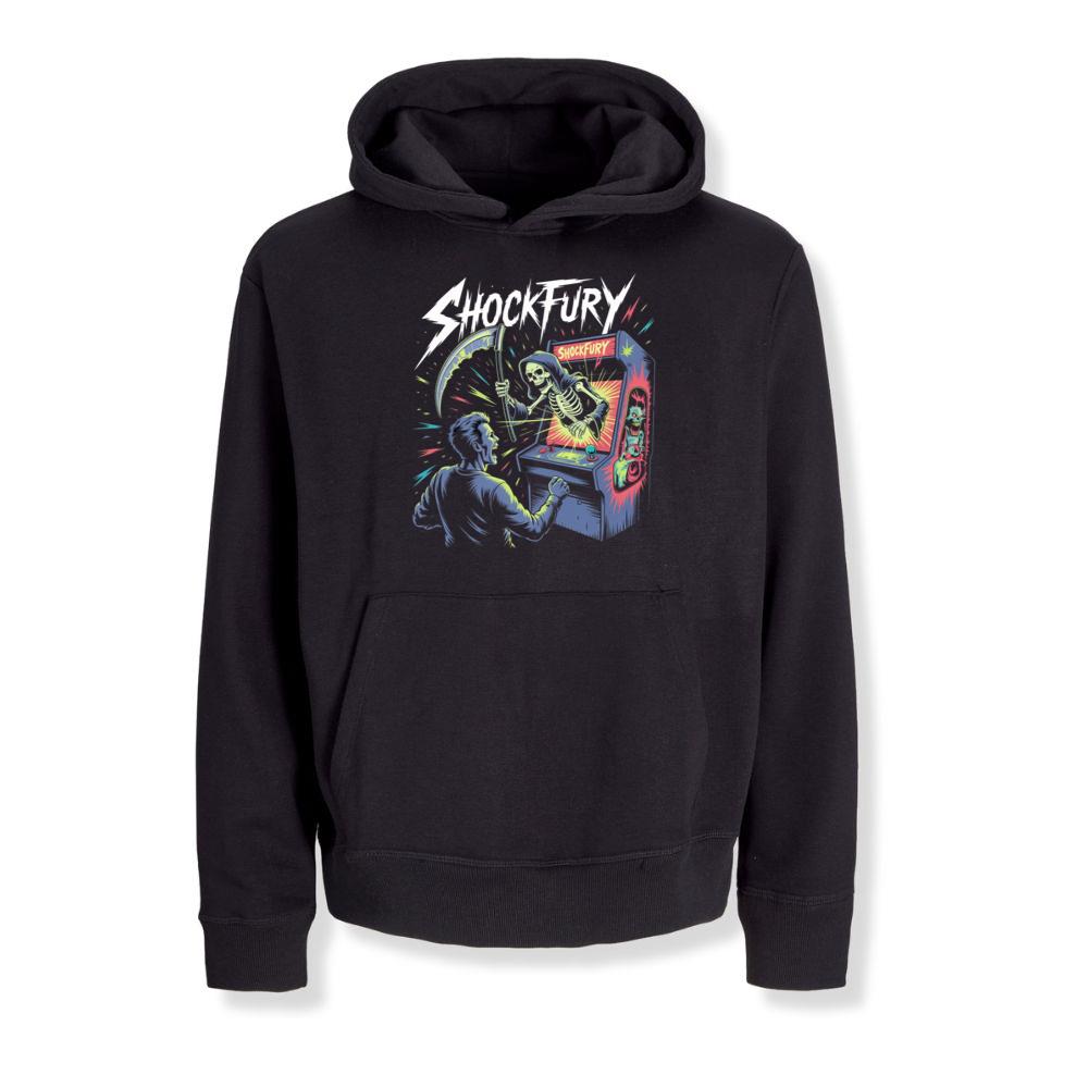 Shocktury Retro Arcade Horror Design Hoodies