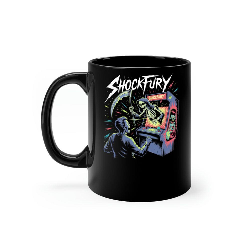 Shocktury Retro Arcade Horror Design Mug