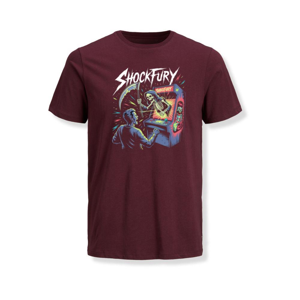 Shocktury Retro Arcade Horror Design TShirt Myheroshop