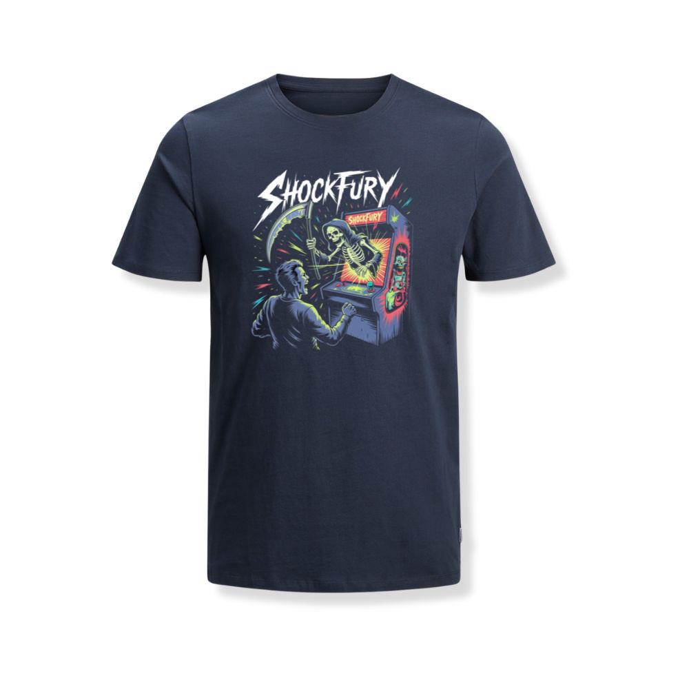 Shocktury Retro Arcade Horror Design TShirt Myheroshop