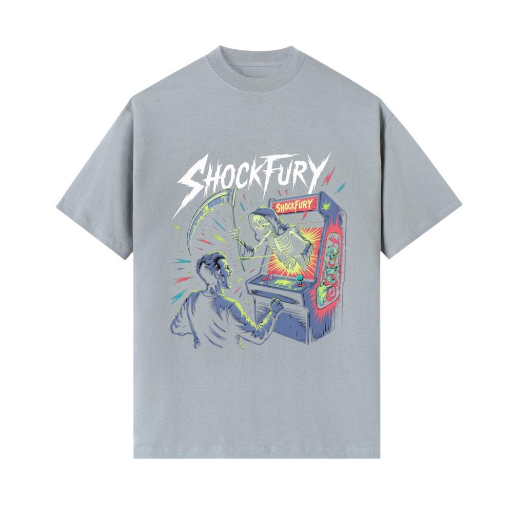 Shocktury Retro Arcade Horror Design T-Shirts
