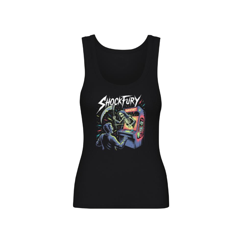 Shocktury Retro Arcade Horror Design TankTop