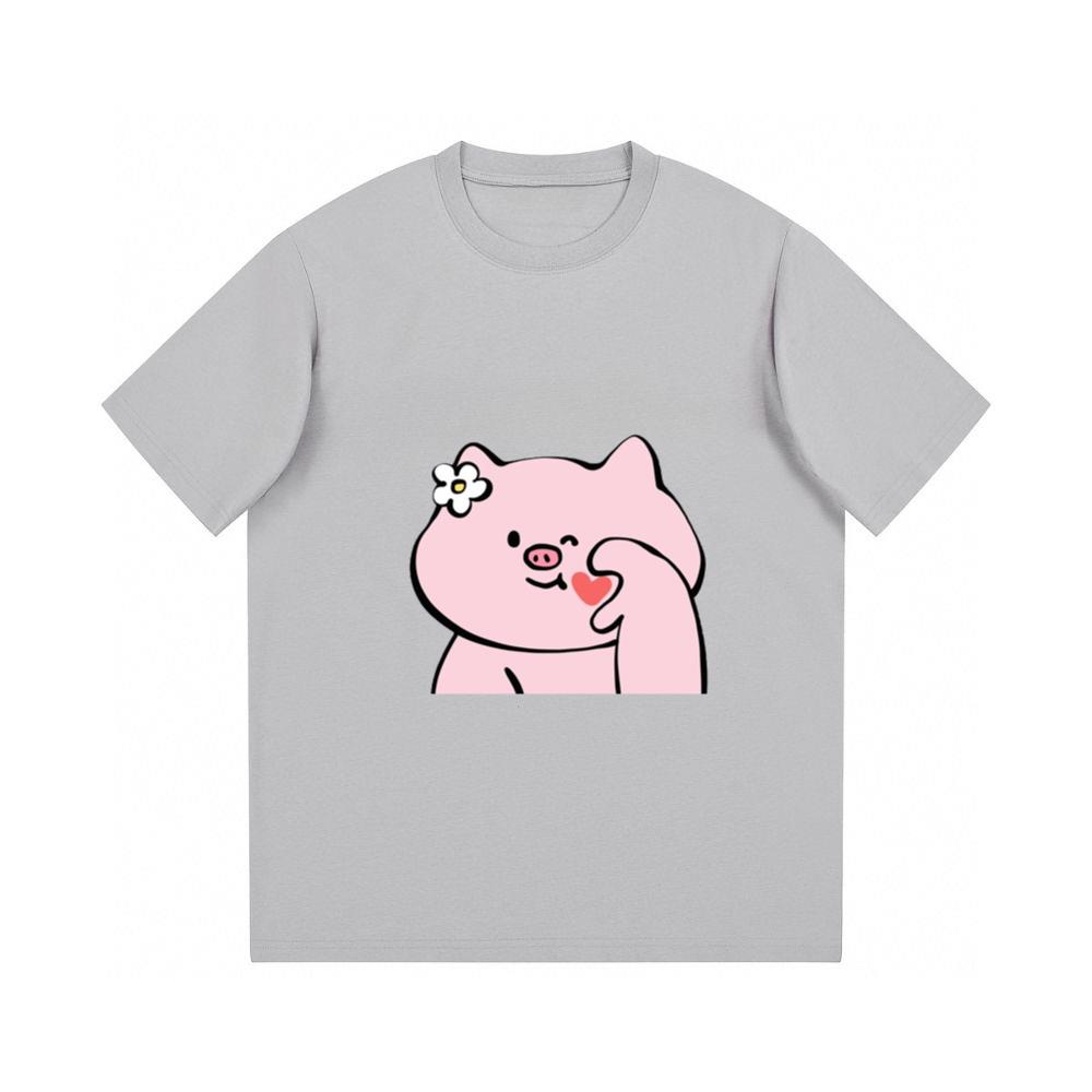 Shy Love Pig TShirts Kulottee
