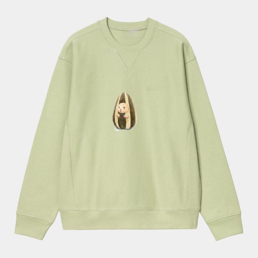 Shy Pig with V-Signs Sweatshirt