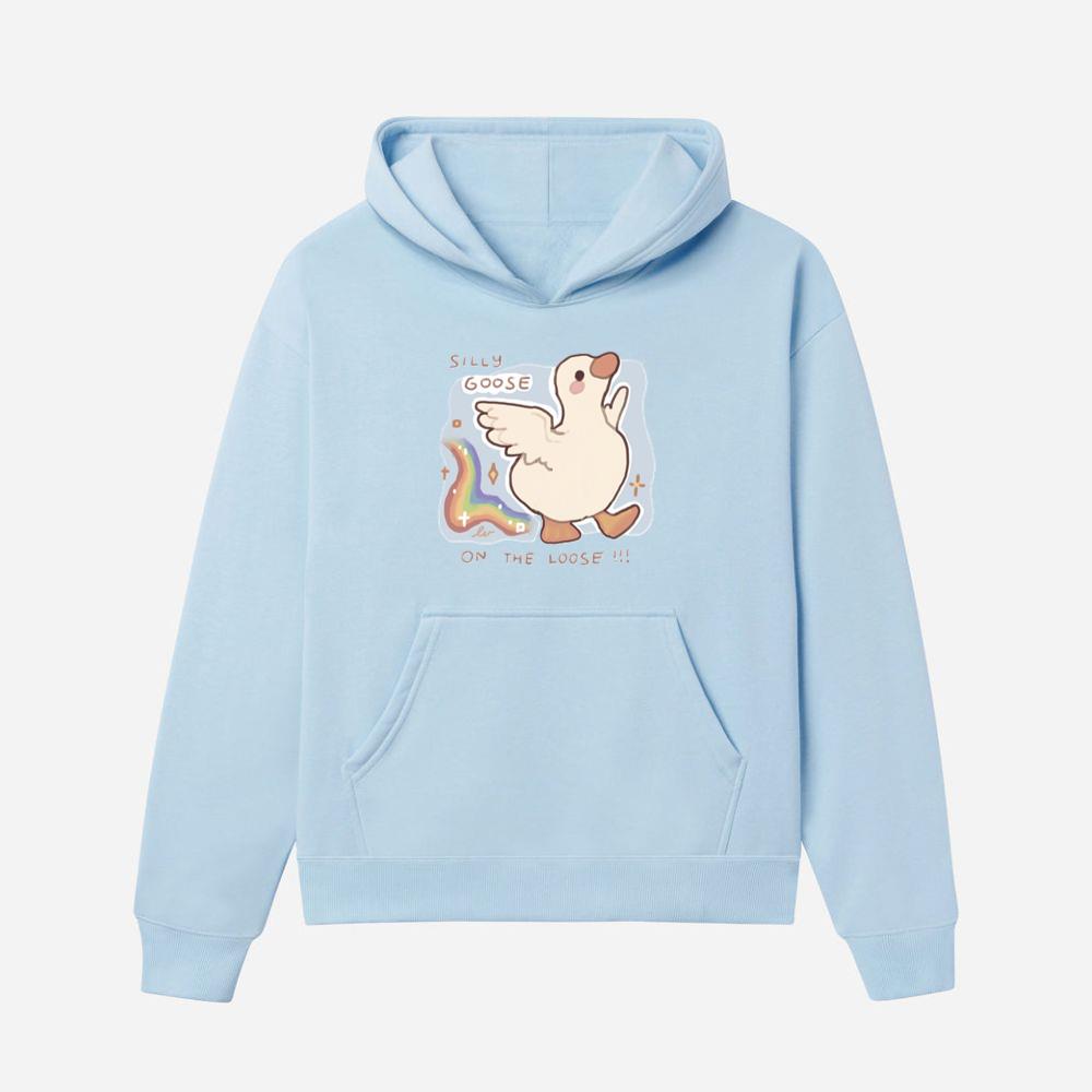 Silly Goose on the Loose! Hoodies