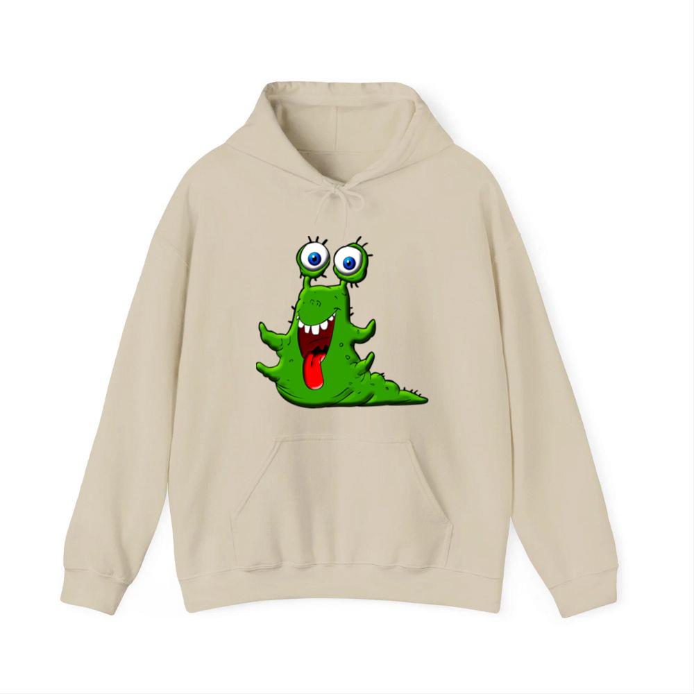 Silly Green Alien Creature Hoodies