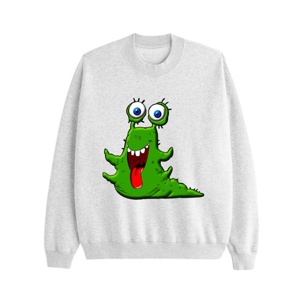 Silly Green Alien Creature Sweatsrhits