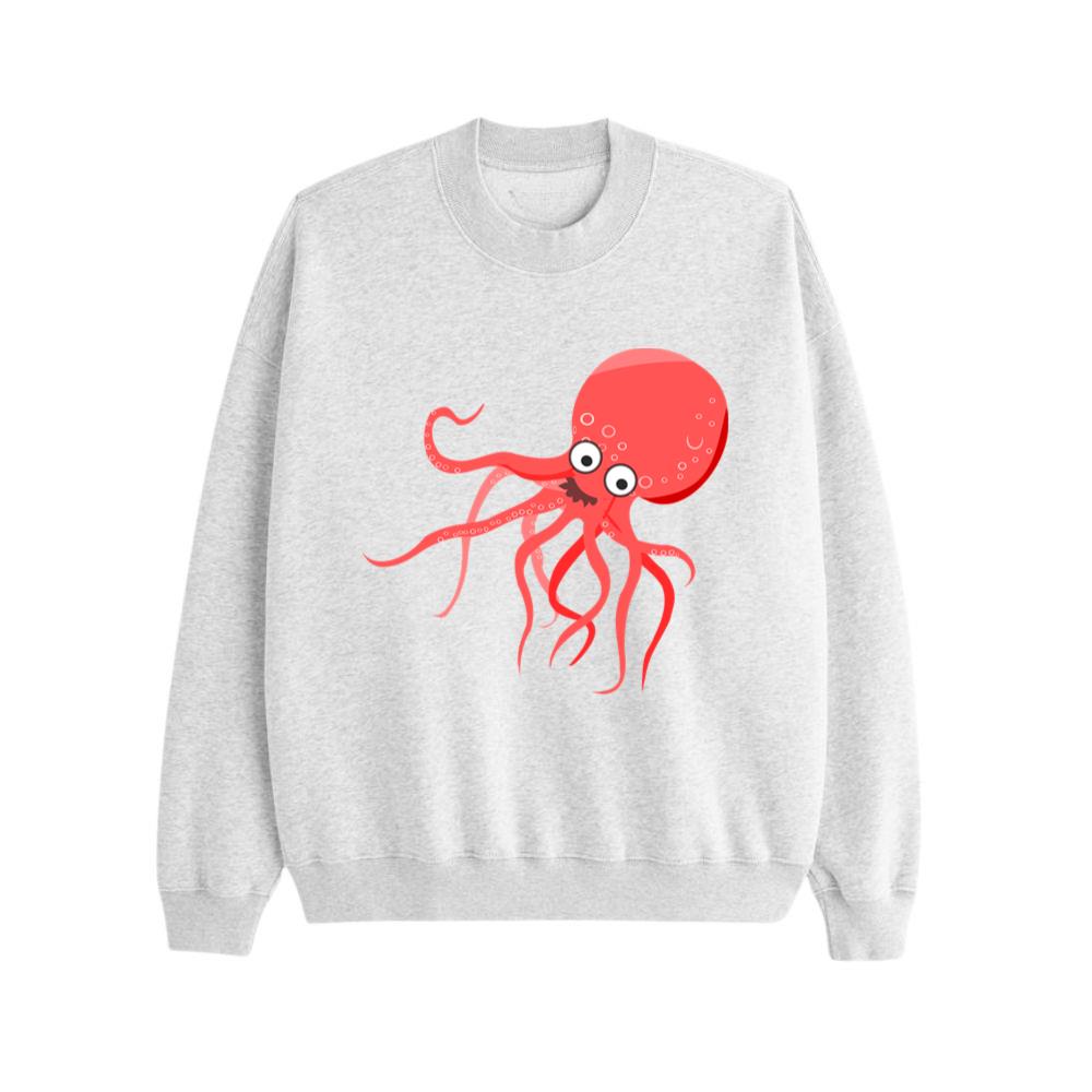 Silly Pink Octopus With Eyes Sweatsrhits